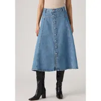 Levi's Jupe 'Yoked Western' bleu denim