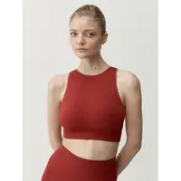 Born Living Yoga Zinara Seamless Sports Top Bleu,Gris M Femme