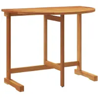vidaXL Table de balcon pliante 90x60x72 cm bois massif acacia