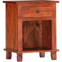 vidaXL Table de chevet 40 x 30 x 50 cm Bois d'acacia massif