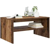 vidaXL Table basse en vieux bois 80 x 50 x 40 cm Bois composite