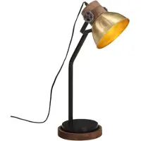 vidaXL Lampe de bureau 25 W laiton antique 18x18x60 cm E27