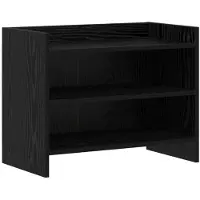 vidaXL Meuble TV 60 x 33 x 47 cm, chêne noir, aggloméré