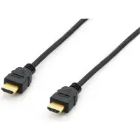 Equip HDMI (Typ A) — HDMI (Typ A) (3 m), Câble vidéo, Noir