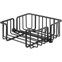 Aps Porte-Serviettes Urban Noir 190x190x75mm - APS