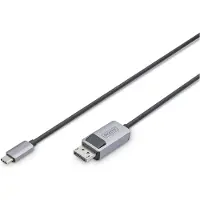 Digitus Db-300334-020-s Displayport To Usb-c Cable Argenté