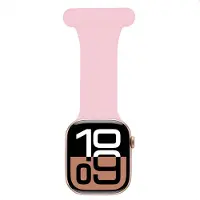 IMoshion Bracelet infirmier en silicone pour Apple Watch | 44/45/46/49 mm - Rose