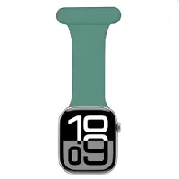 IMoshion Bracelet infirmier en silicone pour Apple Watch | 44/45/46/49 mm - Vert