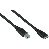 Alcasa kabelmeister USB3.0 Kabel A-Micro B UL schwarz 1,8m