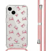 IMoshion Coque Design avec cordon pour Apple iPhone 13 - Crab Watercolor