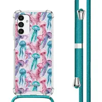 IMoshion Coque Design avec cordon pour Samsung Galaxy A13 (5G) - Jellyfish Watercolor
