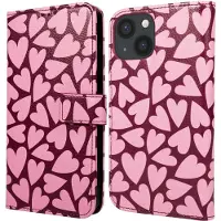 IMoshion Étui de télephone portefeuille Design pour Apple iPhone 14 - Hearty Blush