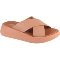 FitFlop F-Mode Flatform FW5-137, tongs, femme, beige, taille : 37,5