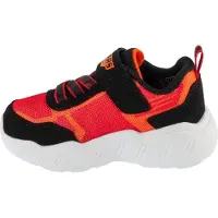 SKECHERS Play Scene 407606N-BKRD, Baskets, pour garçons, Noir