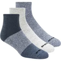 SKECHERS Chaussettes 3pk Mens Qtr Colourbloc S118998-BLU