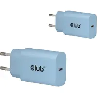 Club 3D CAC-3022 Club3D Lifestyle Ladegerät USB-C 30Watt, 2Stk blau retail