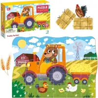 Dodo Puzzle Transport : Bauer Teddy 30 pièces