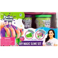 Doctor Squish Slime Value Pack - Vert et violet, 240 grammes