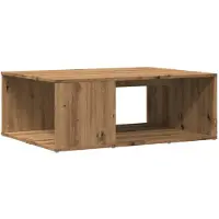 vidaXL Table basse Artisan-Chêne 90x67x33 cm Bois composite