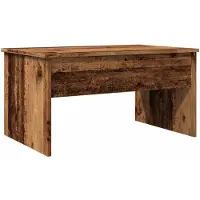 vidaXL Table basse imitation vieux bois 80x50,5x41,5 cm Bois composite