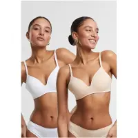 Urban Classics Basic Padded Bra 2 Units Blanc 85 / C Femme