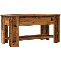 vidaXL Table basse imitation vieux bois 101x49x52 cm Bois composite