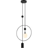 ITALUX TROSTI PND-428892-BK double lampe suspendue moderne noire