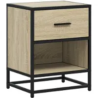 vidaXL Table de chevet chêne sonoma 40x31x50 cm bois d’ingénierie