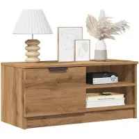 vidaXL Armoire TV Artisan-Chêne 80x35x36,5 cm Matériau dérivé du bois