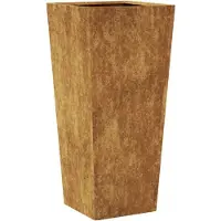 vidaXL Jardinière 35x35x75 cm acier résistant aux intempéries