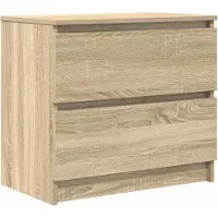 vidaXL Armoire TV Chêne Sonoma 60x35x54 cm Bois composite