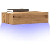 vidaXL Armoires TV avec lampes LED 2 pcs. Chêne Artisan 60x35x15,5 cm
