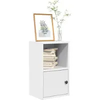 vidaXL Bibliothèque blanc 31x24x52 cm bois d'ingénierie