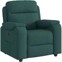 vidaXL Fauteuil relax vert foncé Tissu