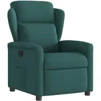 vidaXL Fauteuil relax vert foncé Tissu