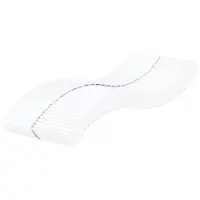 vidaXL Matelas mousse blanc 80x210 cm degré de fermeté H2 H3