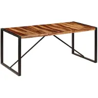 vidaXL Table de salle à manger 180 x 90 x 75 cm en bois massif