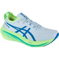 Asics Hommes, Chaussures de course à pied, GEL-NIMBUS 26 Lite-Show Chaussure de course à pied Hommes (41.5), Bleu, Vert
