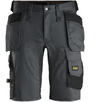 Snickers Korte Broek 6141 Staal Grijs - Zwart (5804) Maat 046 (46)