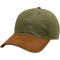 Timberland Waxed Canvas Baseball Cap Vert