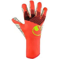 Uhlsport Fangmaschine Supergrip+ Finger Surround Goalkeeper Gloves Rouge,Orange 12