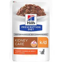 Hill's Pet Nutrition Prescription Diet k/d Kidney Care - Sachets repas - Saumon - 48 x 85 g