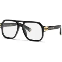 Philipp Plein Lunettes de vue - - VPP148M - Noir (Nero lucido) - Acétate - 57mm