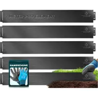 Kesser Bordure de pelouse 5-50 m Bordure de parterre Bordure métallique Palissade Bordure anti-tondeuse