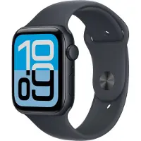 Apple Watch SE 3 GPS 44 mm Boîtier en aluminium Midnight avec bracelet Sport Midnight - M/L, modèle A3325