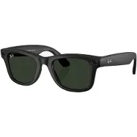 Ray Ban Meta Lunettes de soleil Wayfarer Monture Matte Black, Verres Transitions Graphite Green Nouveau