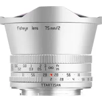 TTArtisan APS-C 7.5mm F2.0 Fuji X mount (silver) (Fujifilm X, APS-C / DX), Objectif, Argent