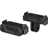 SmallRig 5918 Bidirectional Quick Release Folding Adapter Support w. 2-Prong Mount and 1/4"-20 Threaded Hole