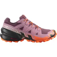 Salomon - Chaussures de trail - Speedcross 6 W Huckleberry/Dusky Orchid - Taille 38 2/3 - Rose