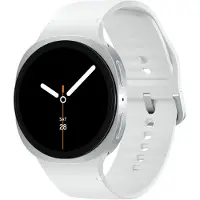 Samsung Galaxy Watch 8 3,81 cm (1,5") AMOLED 44 mm Numérique 480 x 480 pixels Écran tactile Argent Wi-Fi GPS (satellite)
